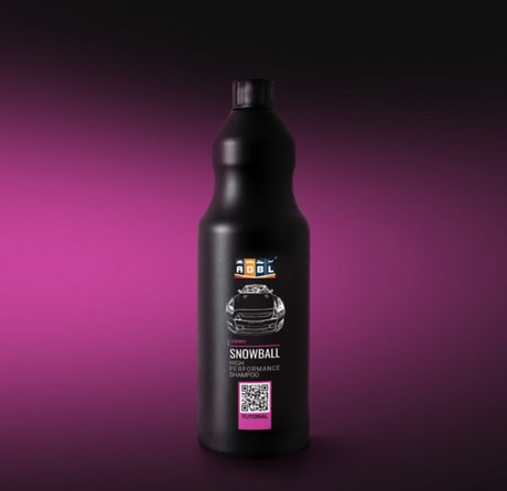 adbl car shampoo 500ml bottle black violet background