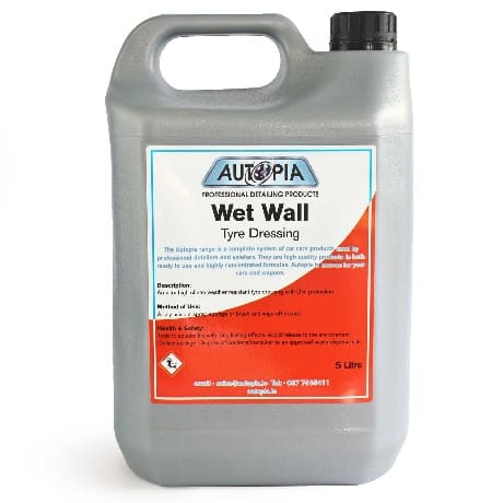 autopia wet wall tyre dressing 5l bottle
