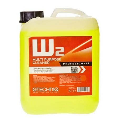 gtechniq w2 multi purpose cleaner 5l bottle