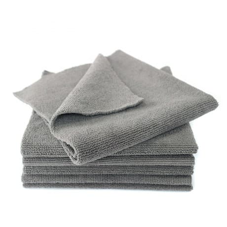 microfiber cloths grey premium edgeless