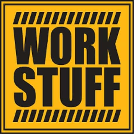 work stuff logo yellow background