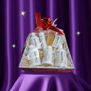 christmas gift hamper detailing shop