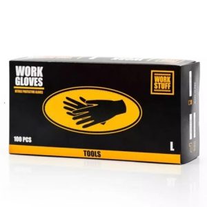 black nitrile gloves